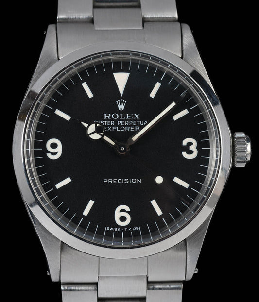 Pre-owned vintage Rolex Explorer 5500 34mm Circa 1968 | Crown Vintage Watches