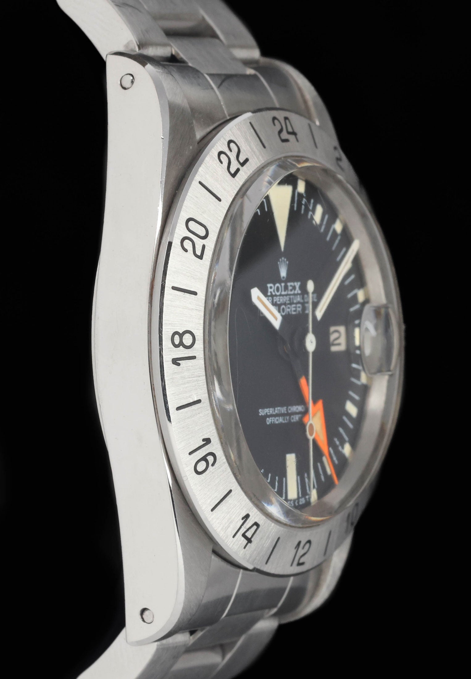 Preowned vintage Rolex Explorer II 1655 40mm MK5 1981  Crown Vintage Watches