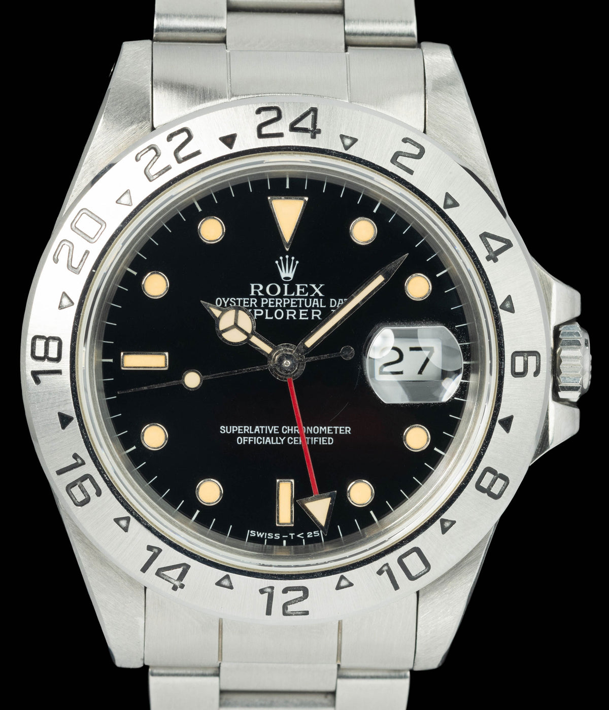 Preowned vintage Rolex Explorer II 16570 'Black' 40MM 1993 | Crown Vintage Watches
