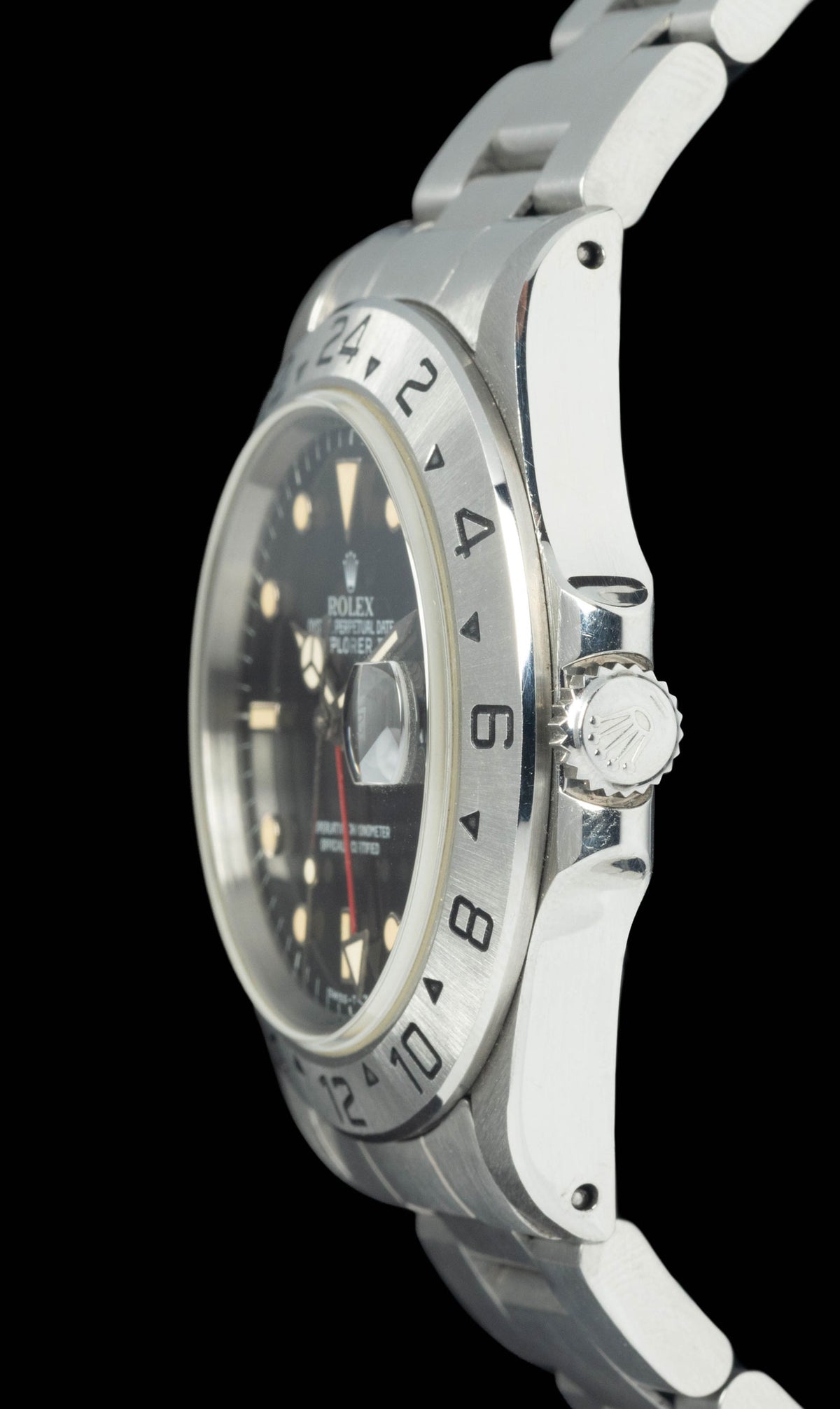 Preowned vintage Rolex Explorer II 16570 'Black' 40MM 1993 | Crown Vintage Watches
