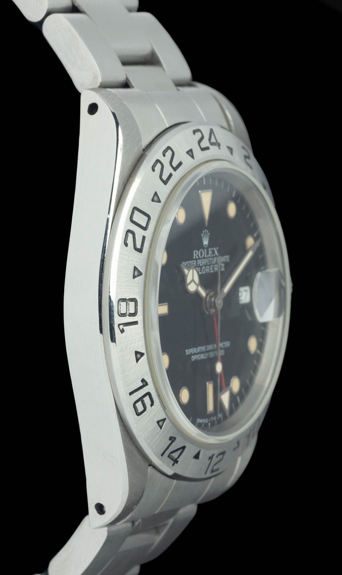 Preowned vintage Rolex Explorer II 16570 'Black' 40MM 1993 | Crown Vintage Watches