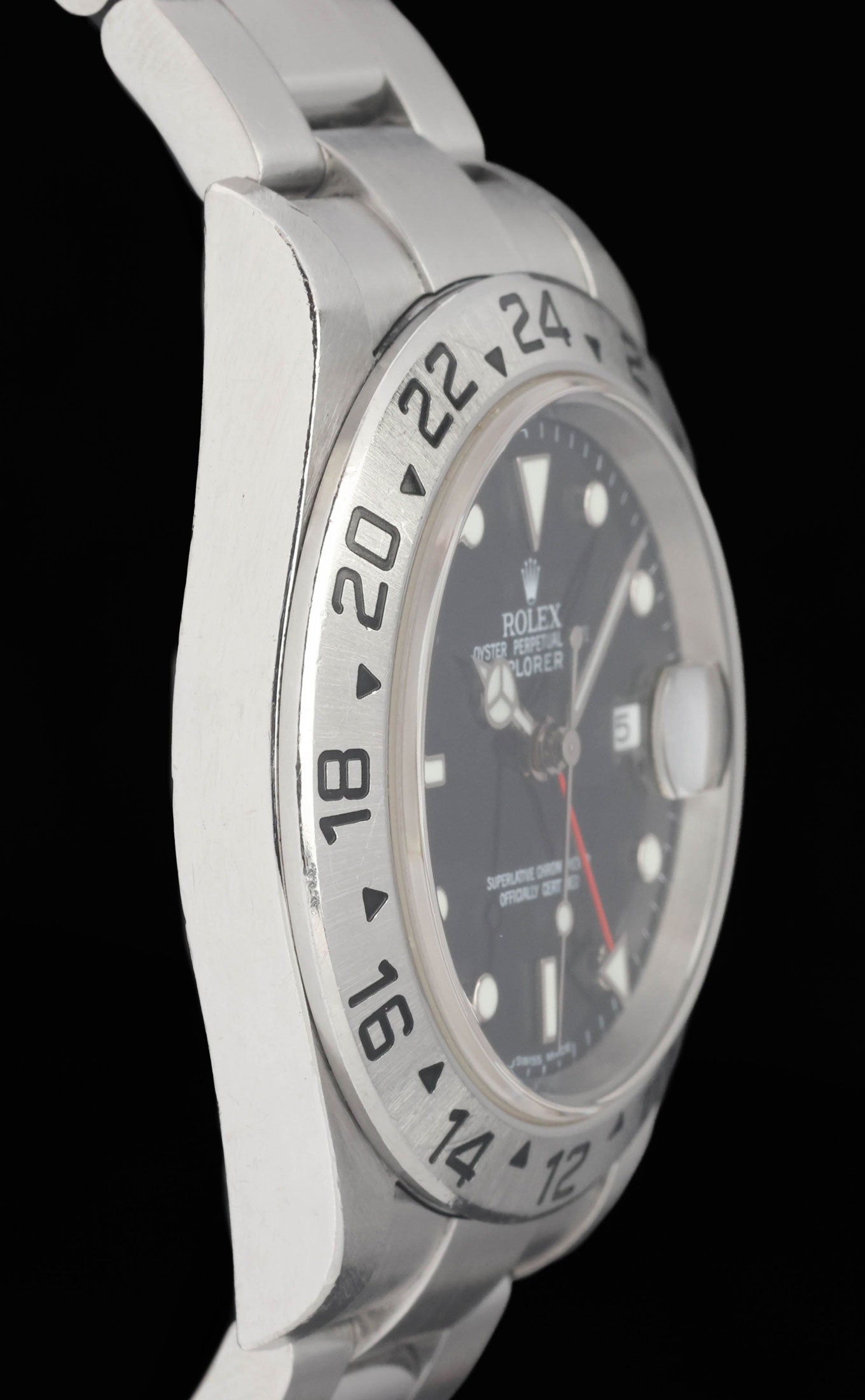 Preowned Rolex Explorer II 16570 Black 40mm 2004 | Crown Vintage Watches