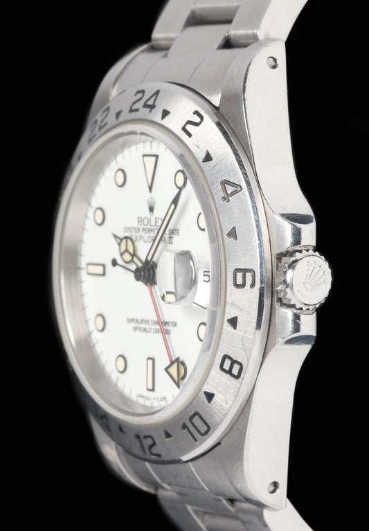 Preowned vintage Rolex Explorer II 16570 'Polar' 40MM 1990s | Crown Vintage Watches