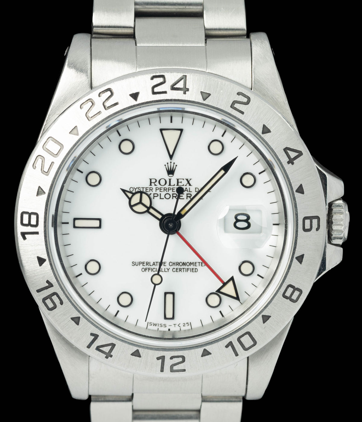 Preowned vintage Rolex Explorer II 16570 'Polar' 40MM 1993 Box & Papers | Crown Vintage Watches