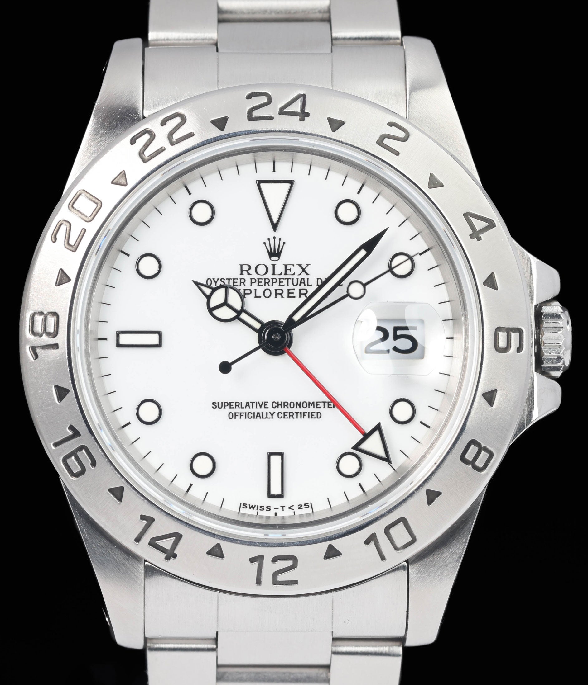 Preowned vintage Rolex Explorer II 16570 'Polar' 40MM 1997 | Crown Vintage Watches