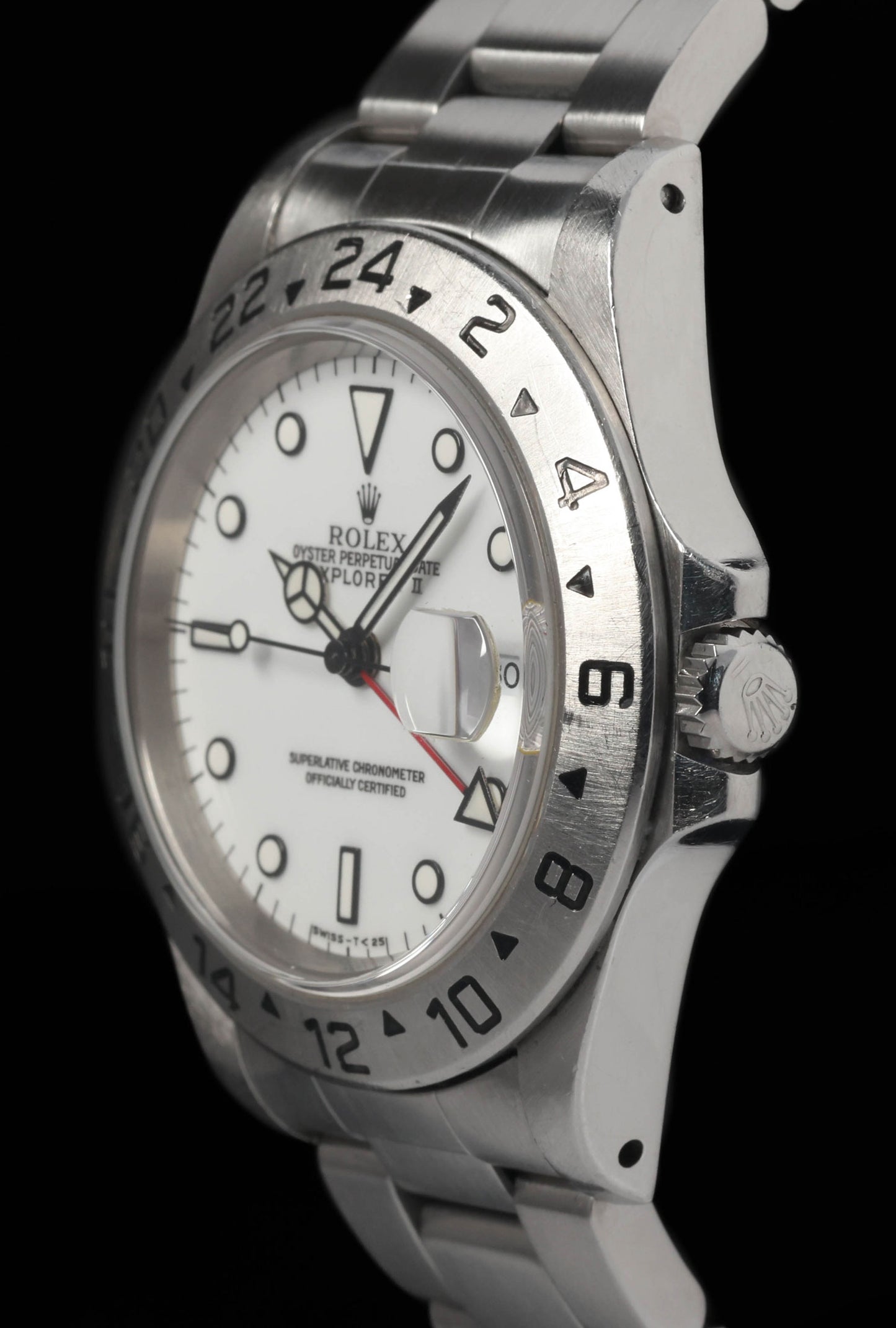 Preowned vintage Rolex Explorer II 16570 ‘Polar' 40MM 1997 | Crown Vintage Watches
