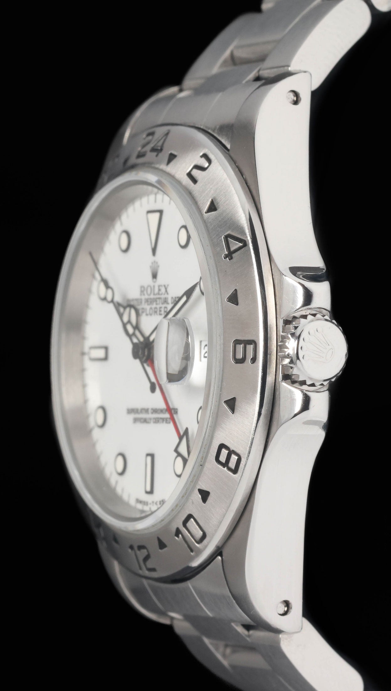 Preowned vintage Rolex Explorer II 16570 'Polar' 40MM 1997 | Crown Vintage Watches