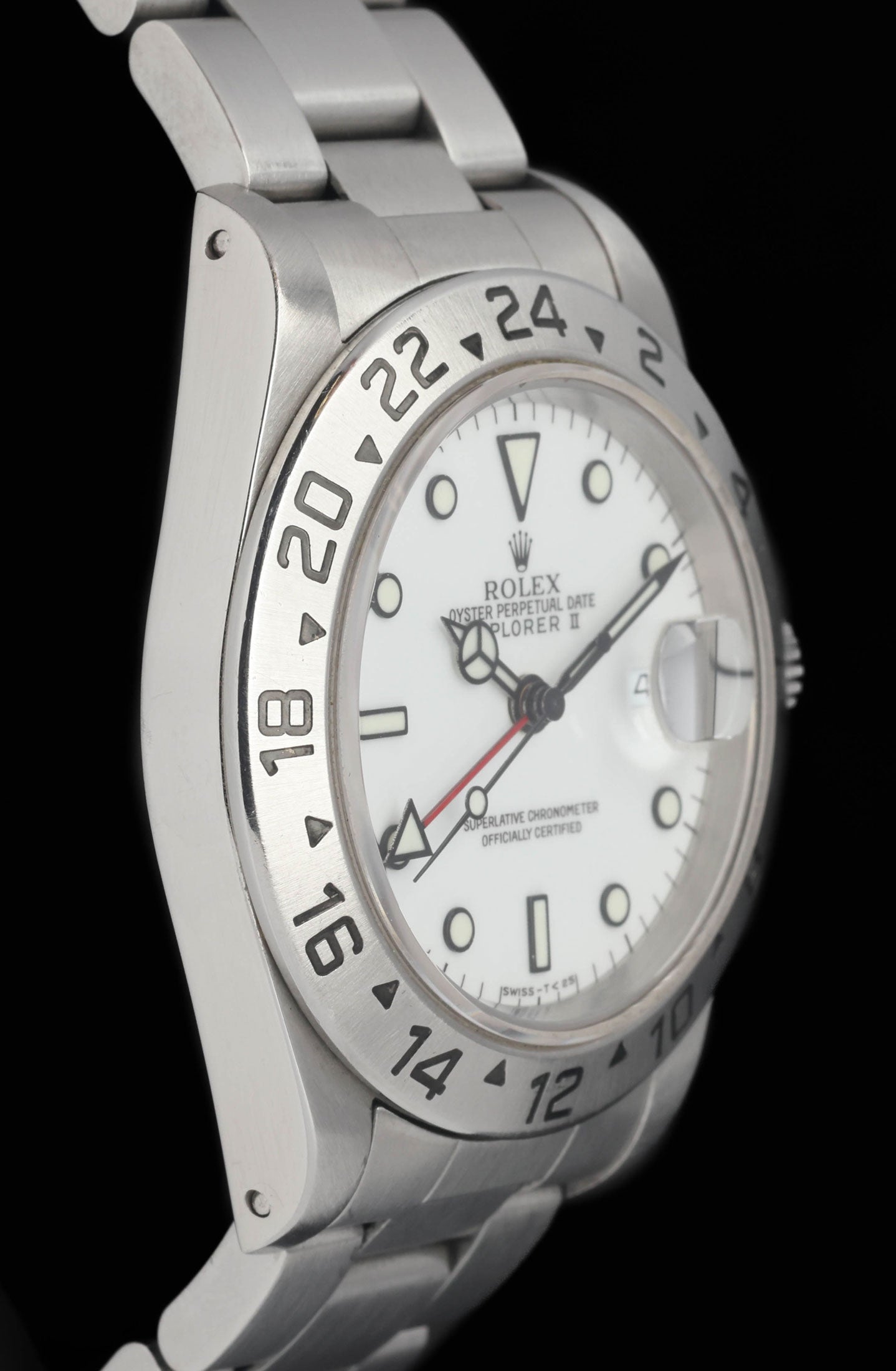 Preowned vintage Rolex Explorer II 16570 'Polar' 40MM 1997 | Crown Vintage Watches
