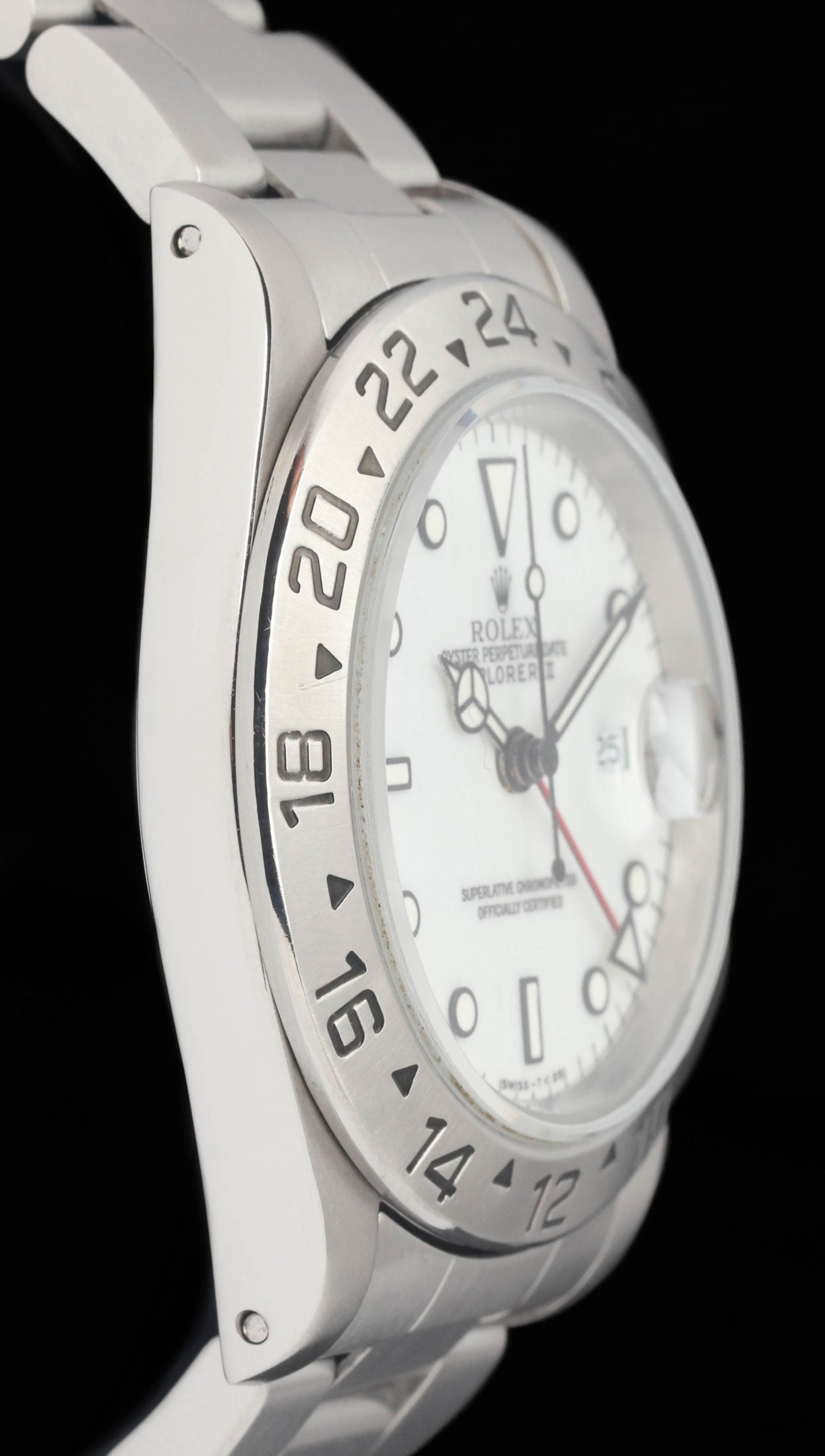 Preowned vintage Rolex Explorer II 16570 'Polar' 40MM 1997 | Crown Vintage Watches