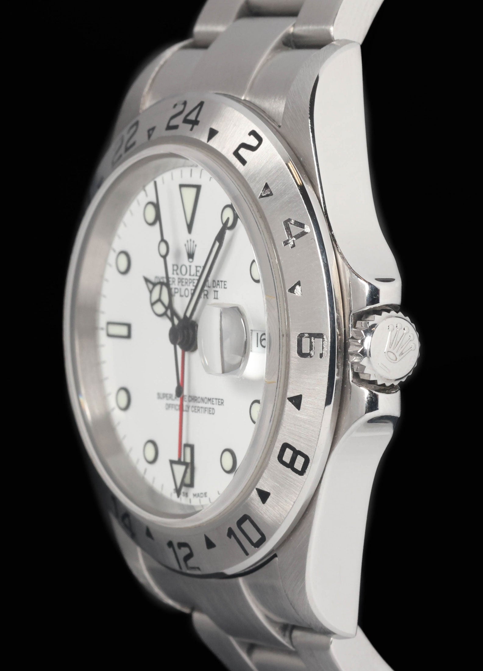 Preowned vintage Rolex Explorer II 16570T Polar 40mm 2004 | Crown Vintage Watches