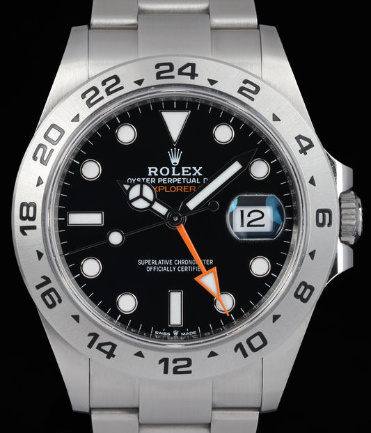 Pre-owned vintage Rolex Explorer II 226570 42mm 2024 Full Set | Crown Vintage Watches
