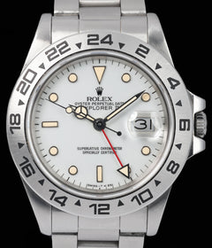 Rolex Explorer II Polar 16550 'Rail Dial' 40MM 1987