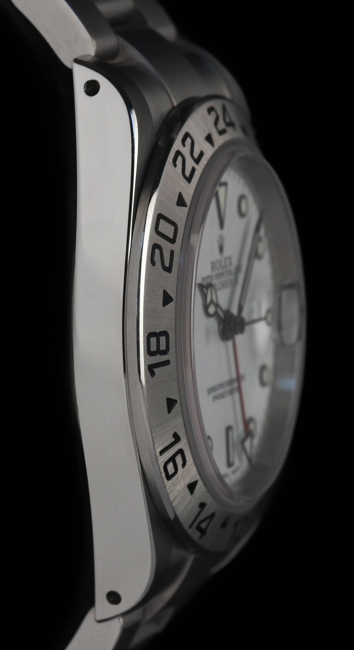 Pre-owned vintage Rolex Explorer II Polar 40MM 16570 2000 Box & Papers | Crown Vintage Watches