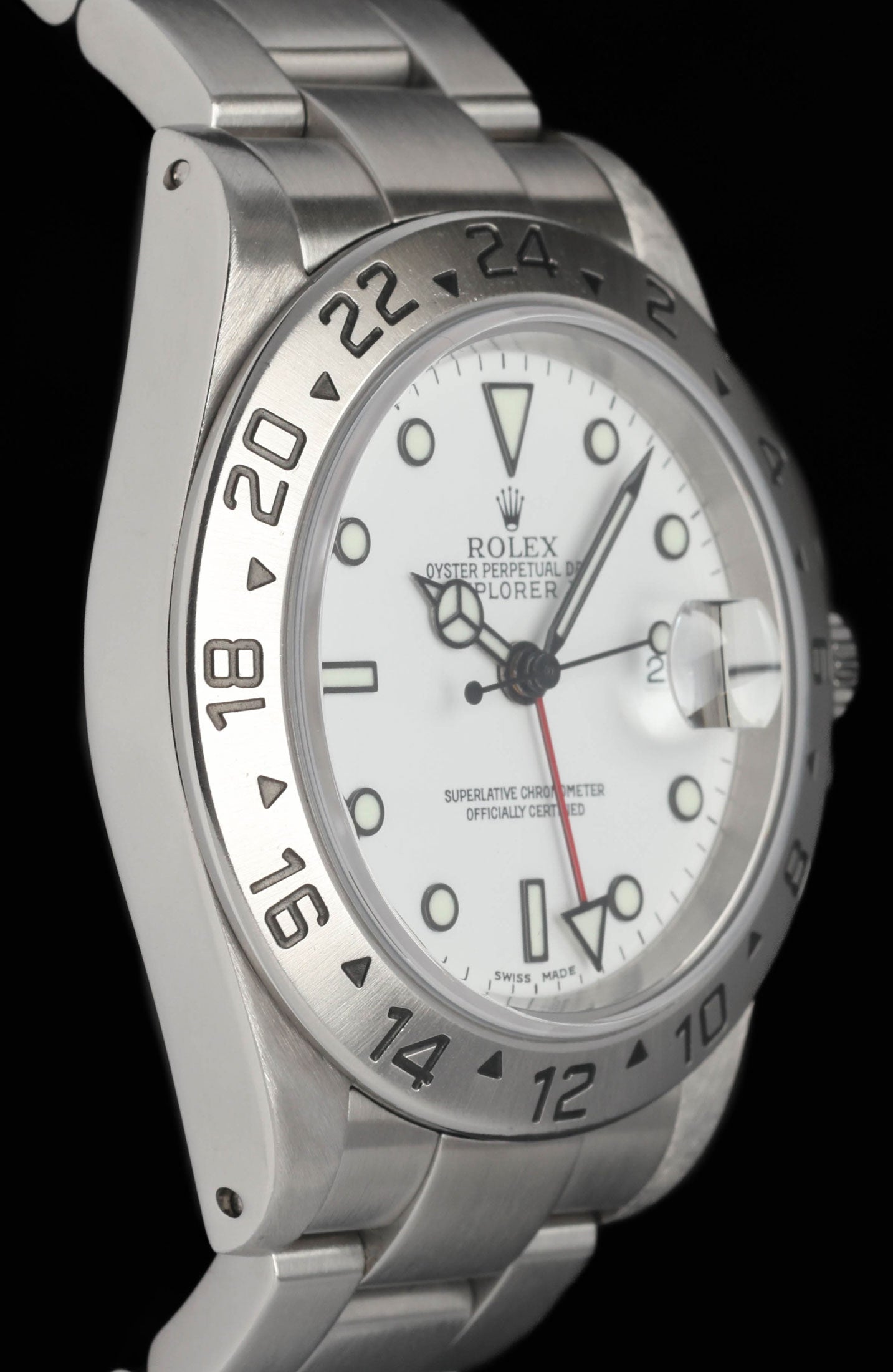 Pre-owned vintage Rolex Explorer II 16570 'Polar'2 40MM 2002  | Crown Vintage Watches