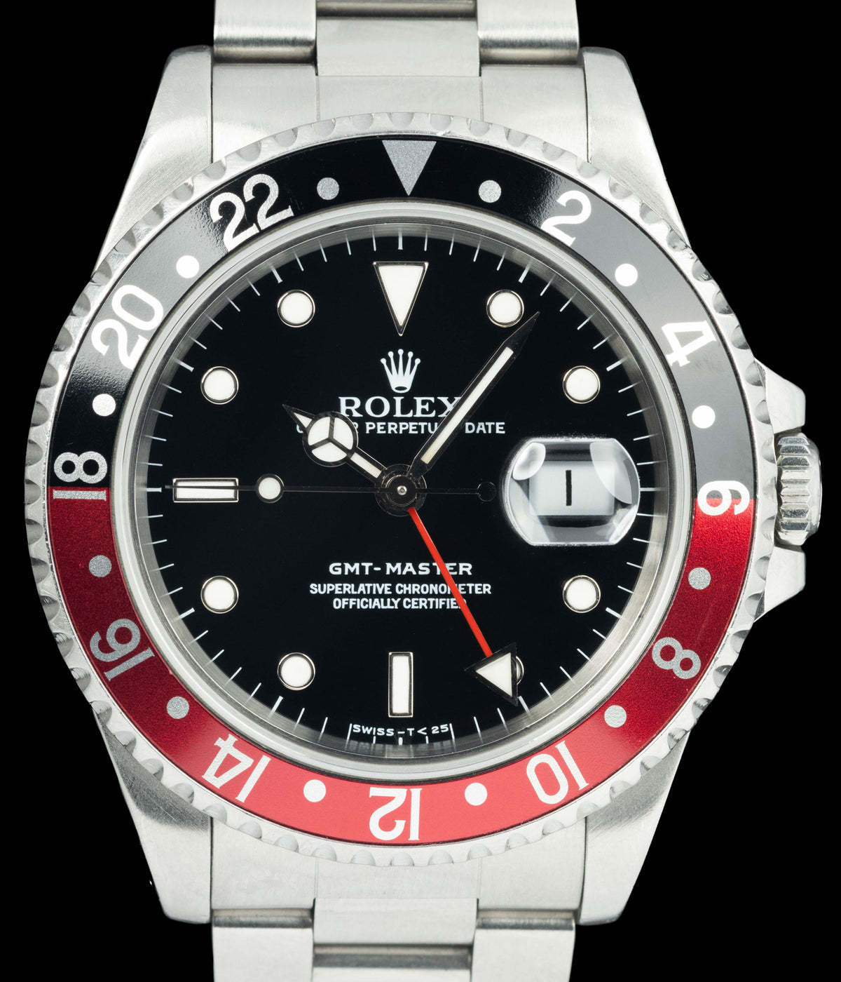 Preowned vintage Rolex GMT Master 16700 Coke 40MM 1993 | Crown Vintage Watches