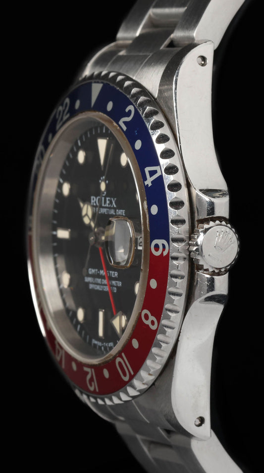 Pre-owned vintage Rolex GMT Master 16700 'Pepsi' 1993 40MM | Crown Vintage Watches