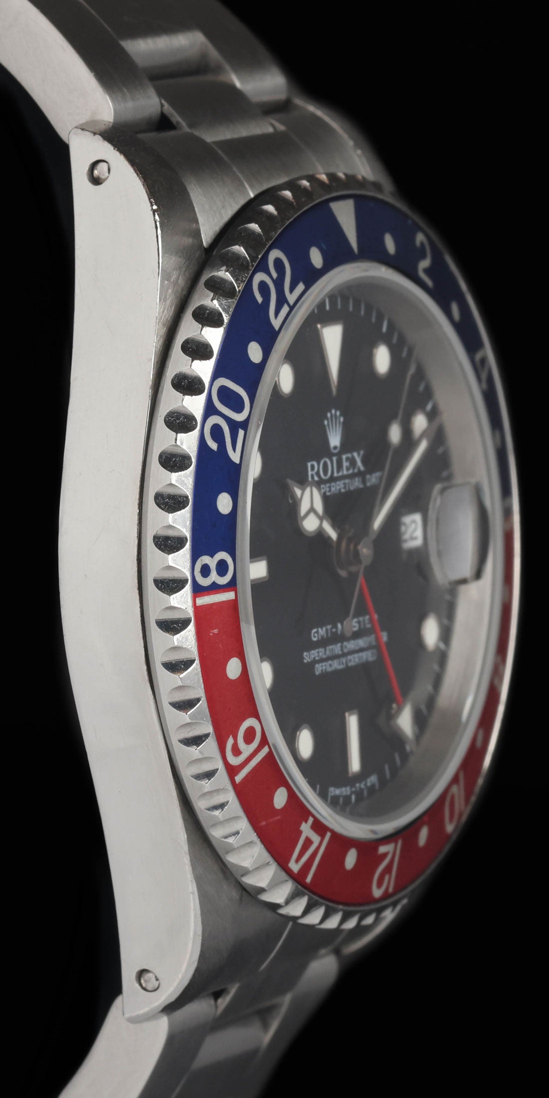 Pre-owned vintage Rolex GMT Master 16700 'Pepsi' 40mm 1993 | Crown Vintage Watches