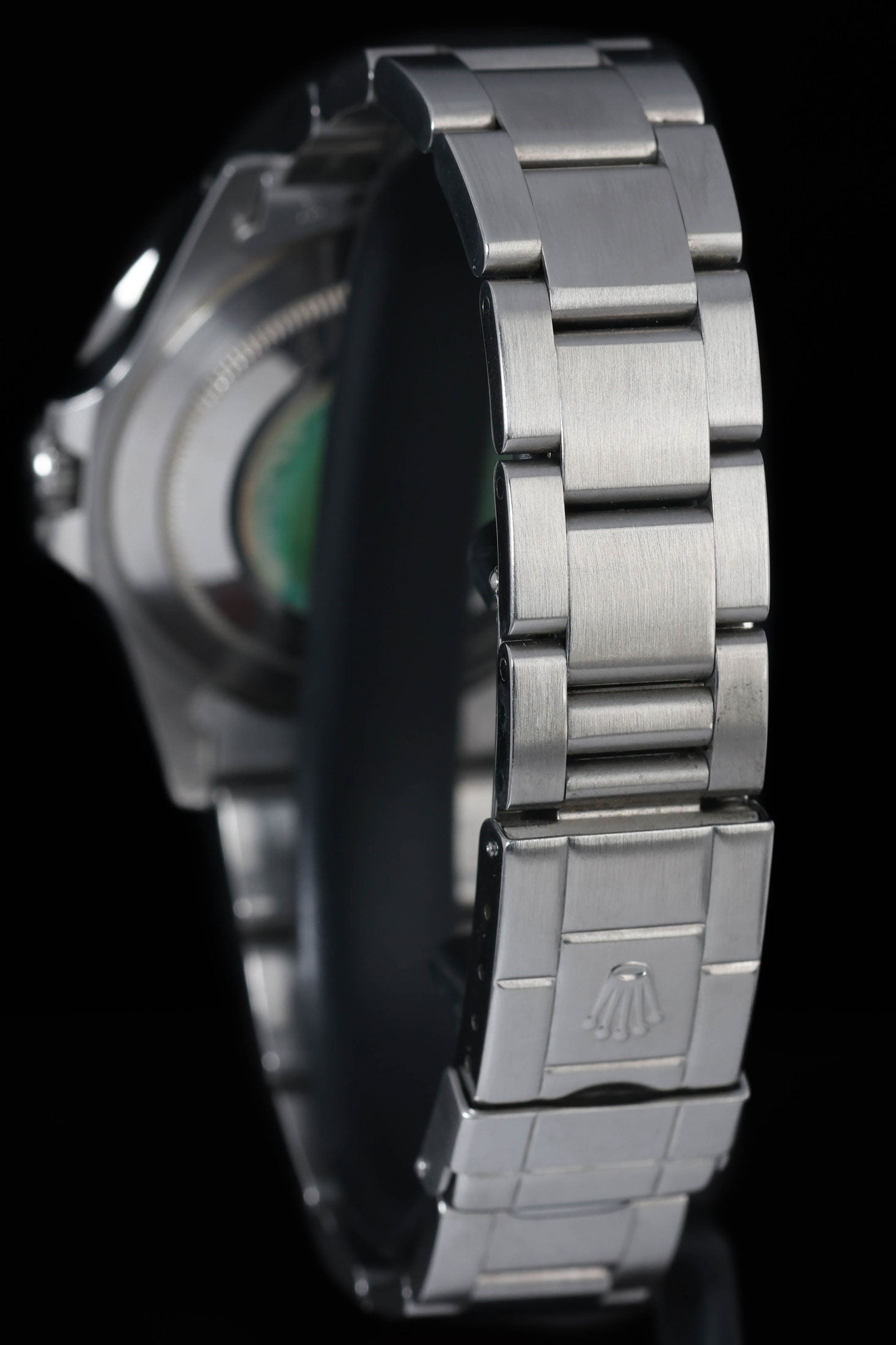 Pre-owned vintage Rolex GMT Master 16700 'Pepsi' Fat Font 40mm 1989 | Crown Vintage Watches