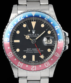 Rolex GMT Master 1675 'Fuchsia' Pepsi 40MM 1968