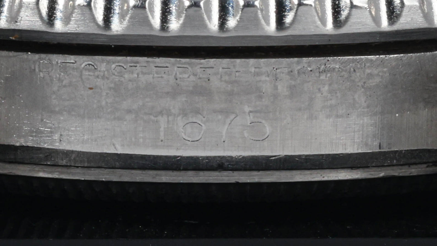 Preowned vintage Rolex GMT Master 1675 'Fuchsia' Pepsi 40MM 1968 | Crown Vintage Watches