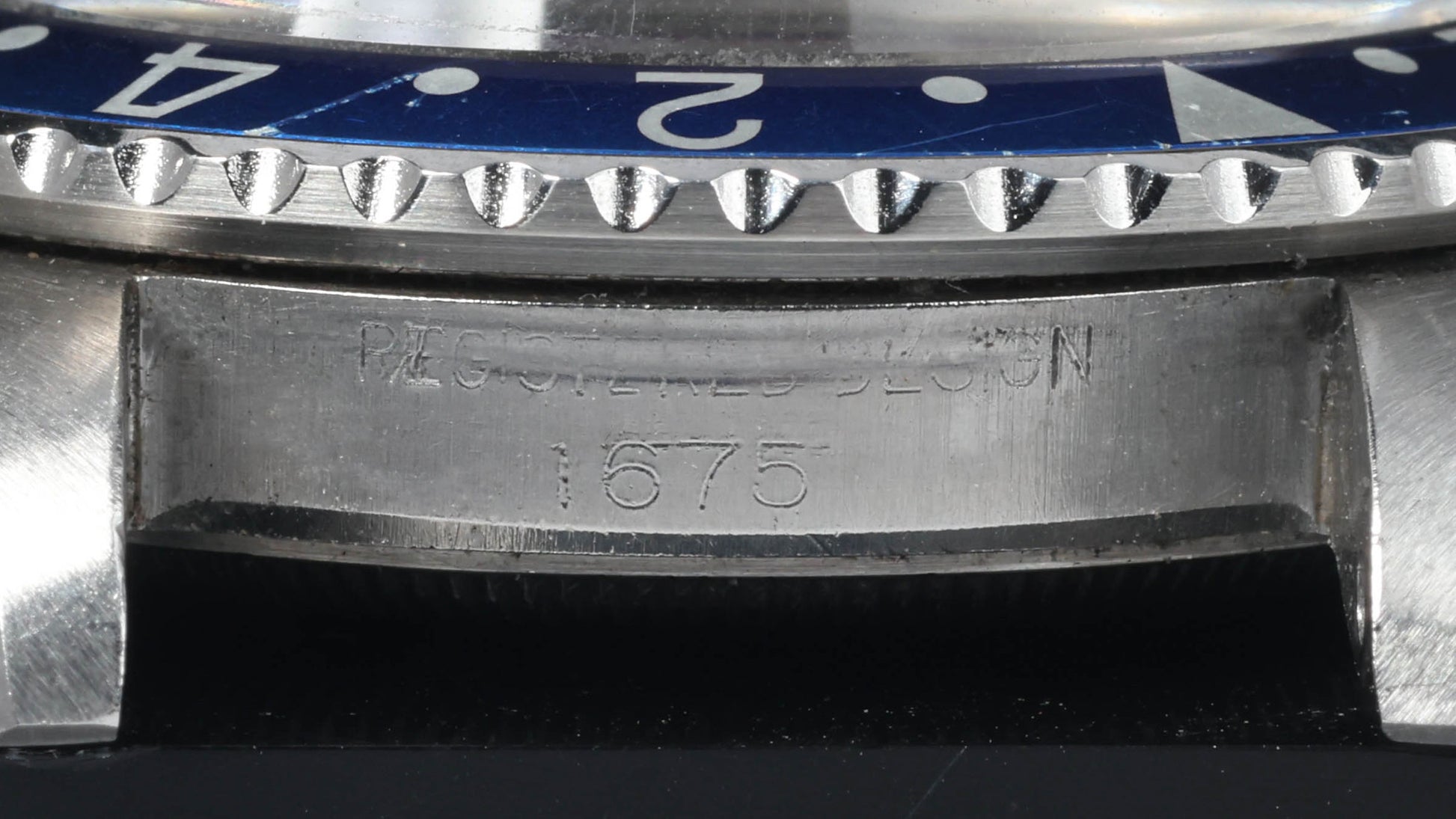 Preowned vintage Rolex GMT Master 1675 MK1 Zinc Sulfide 'Pepsi' 40MM 1967 | Crown Vintage Watches