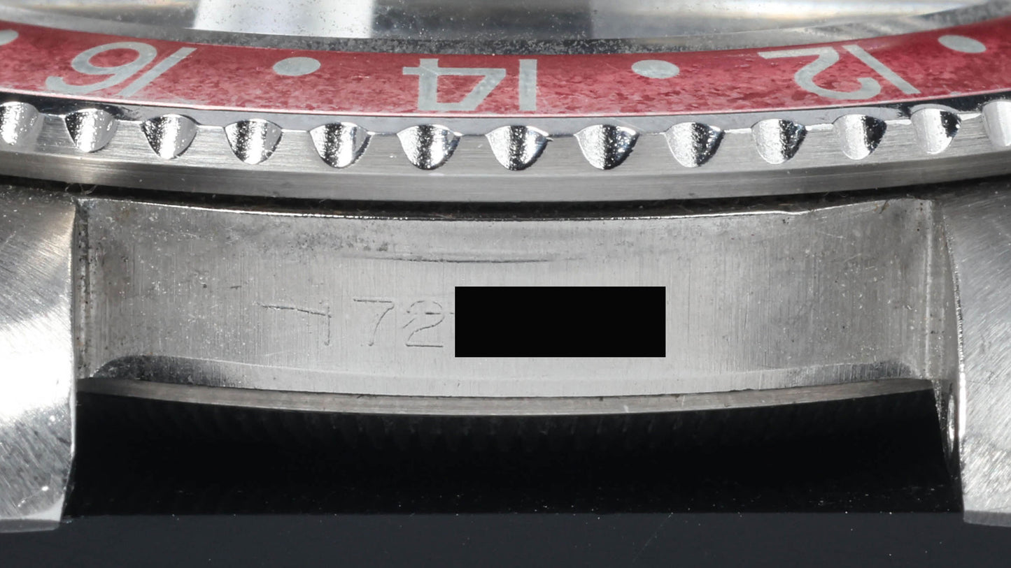 Preowned vintage Rolex GMT Master 1675 MK1 Zinc Sulfide 'Pepsi' 40MM 1967 | Crown Vintage Watches