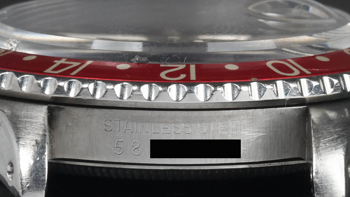 Pre-owned vintage Rolex GMT Master 1675 'Pepsi' 40mm 1979 | Crown Vintage Watches