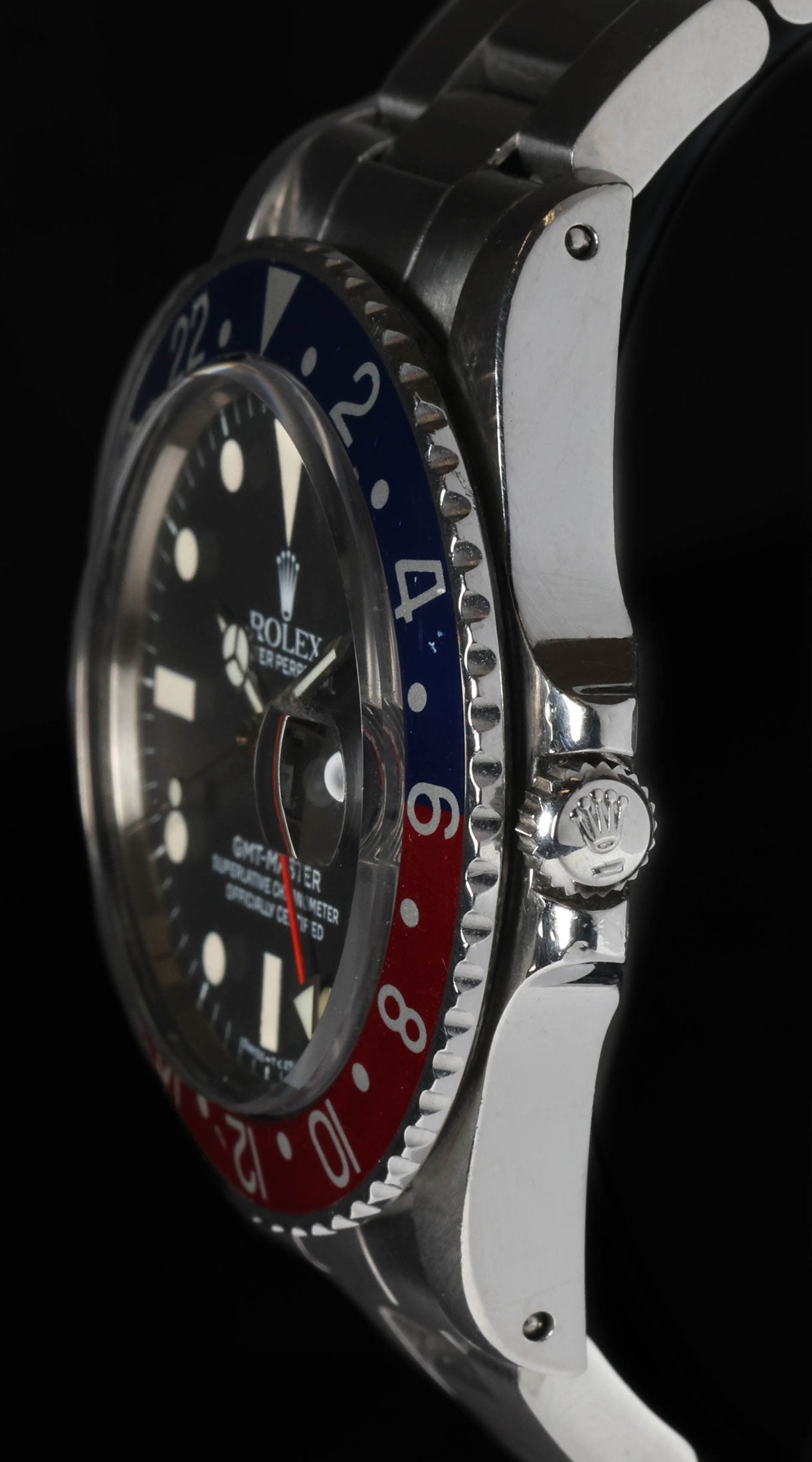 Pre-owned vintage Rolex GMT Master 16750 'Pepsi' 1984 | Crown Vintage Watches