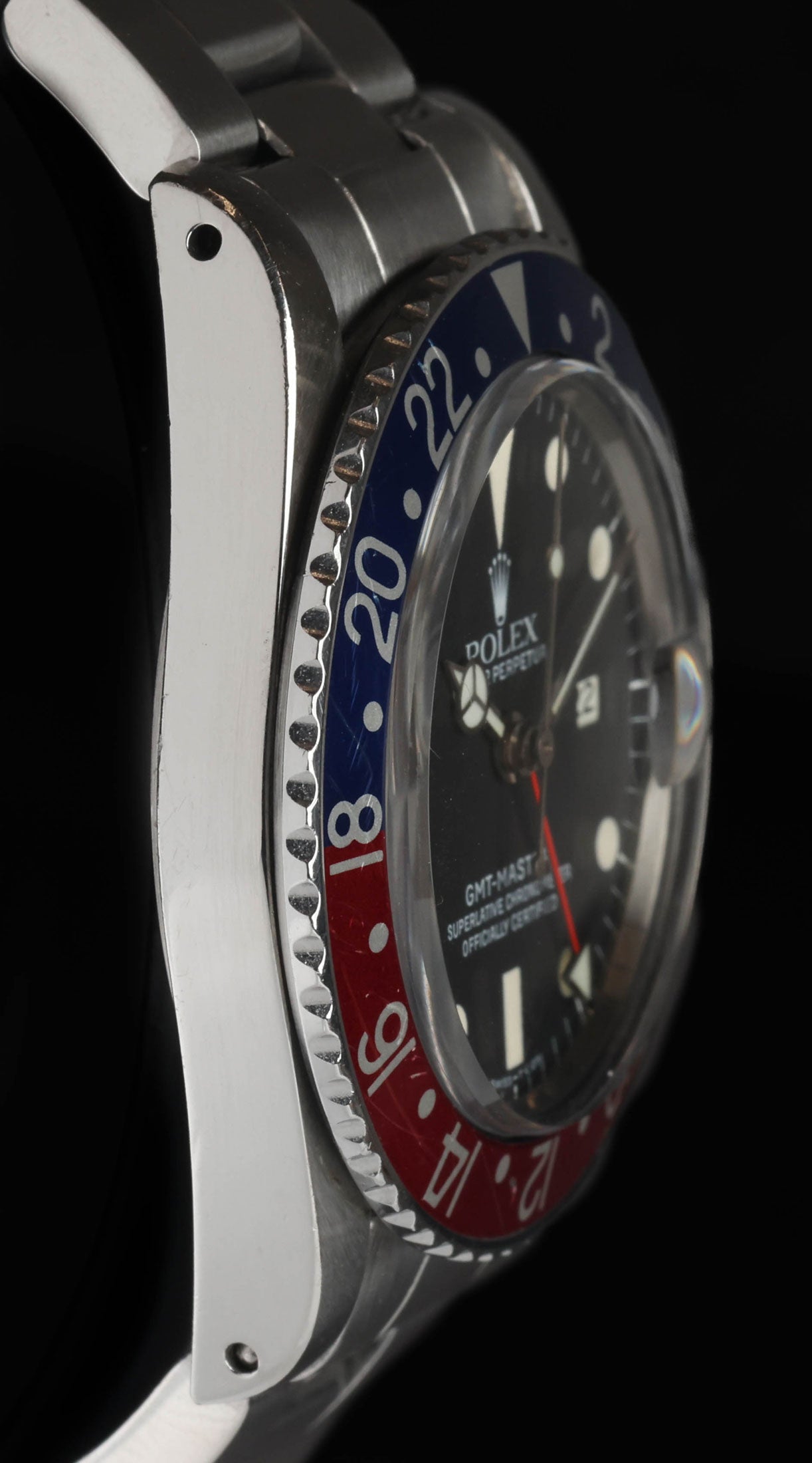 Pre-owned vintage Rolex GMT Master 16750 'Pepsi' 1984 | Crown Vintage Watches