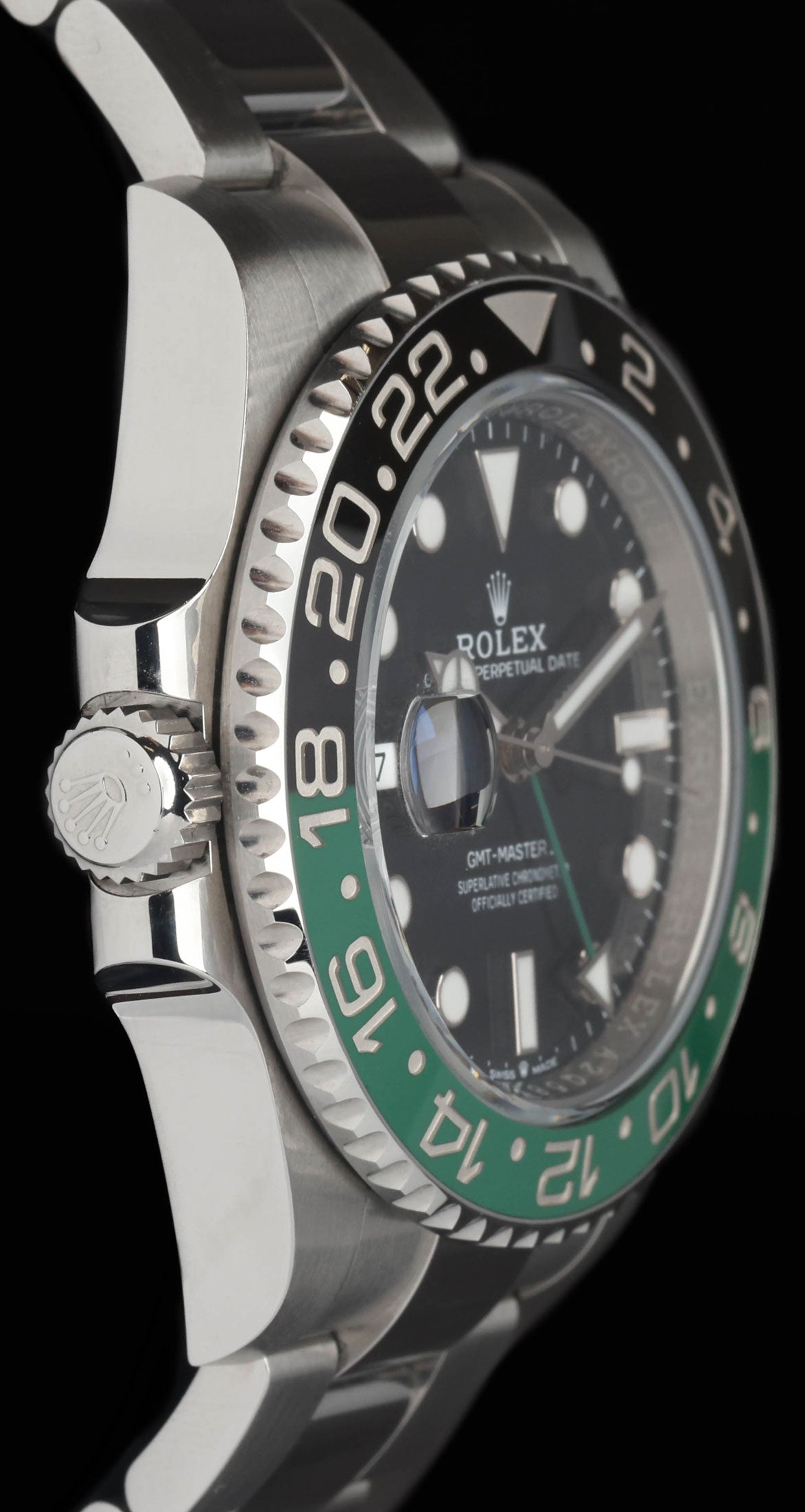 Pre-owned vintage Rolex GMT Master II 126720VTNR 'Sprite' 40mm 2024 Box and Papers | Crown Vintage Watches
