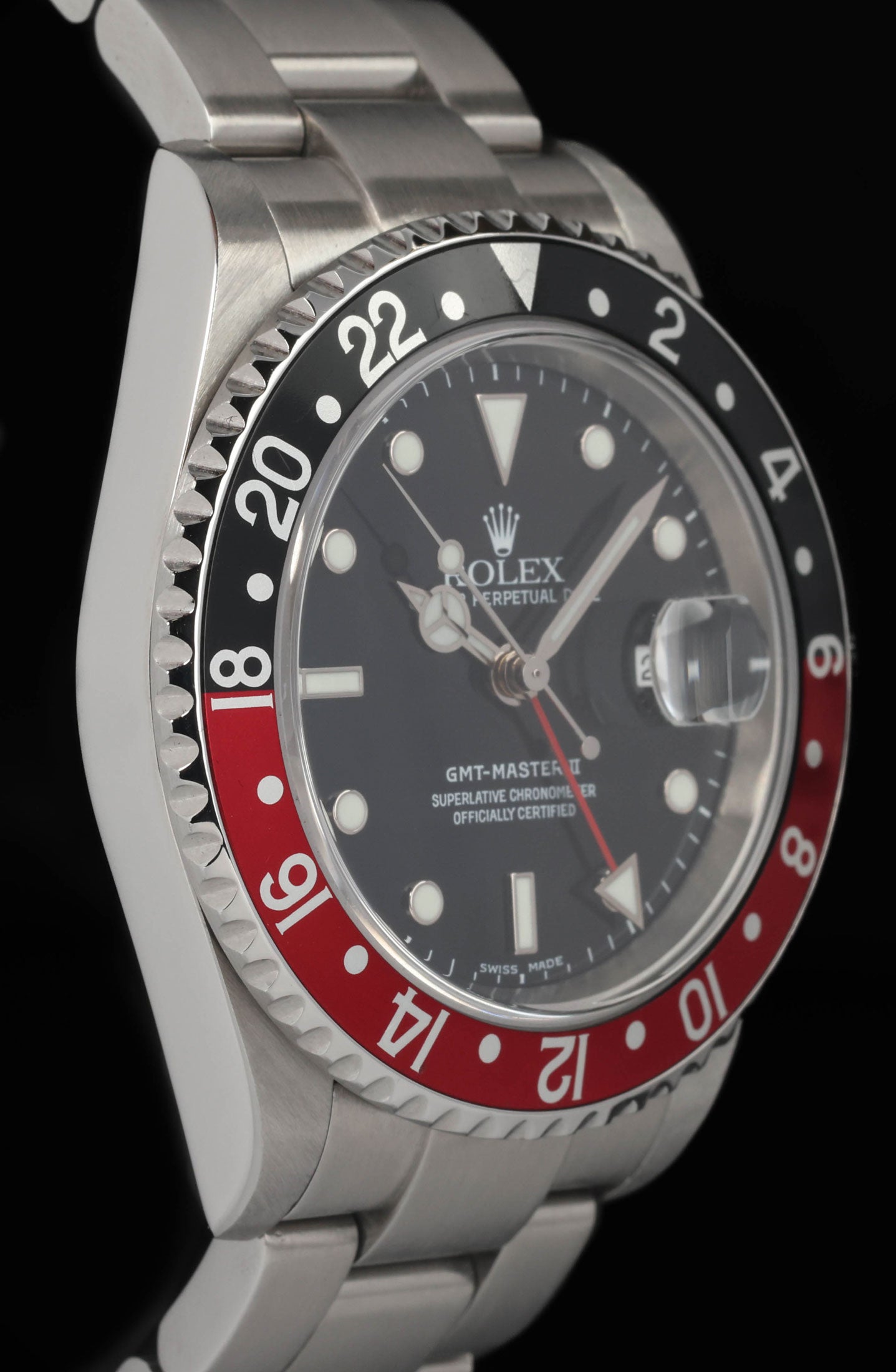 Pre-owned vintage Rolex GMT Master II 16710 'Coke' 40MM 2004 | Crown Vintage Watches