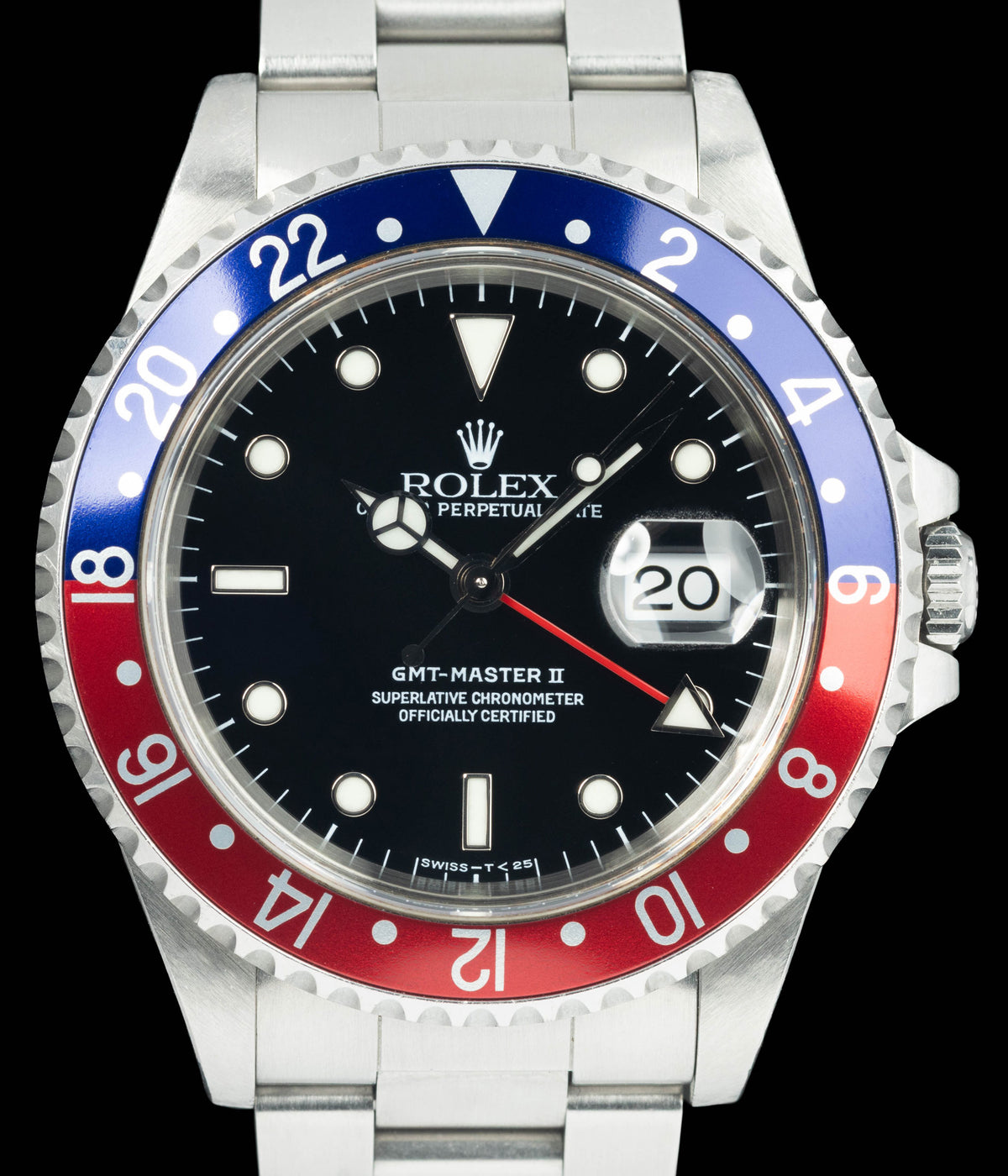 Preowned vintage Rolex GMT Master II 16710 'Pepsi' 40MM 1997 | Crown Vintage Watches