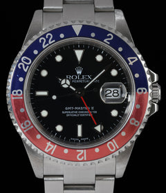 Rolex GMT Master II 16710 'Pepsi' 40MM 2004 Box & Papers