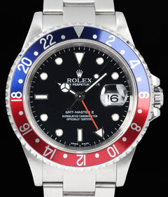Rolex GMT Master II 16710 'Pepsi' 40MM 2005 Box & Papers