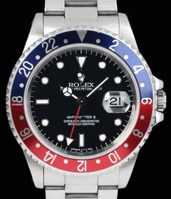 Rolex GMT Master II 'Pepsi' 16710 40MM 1997 Box & Booklets
