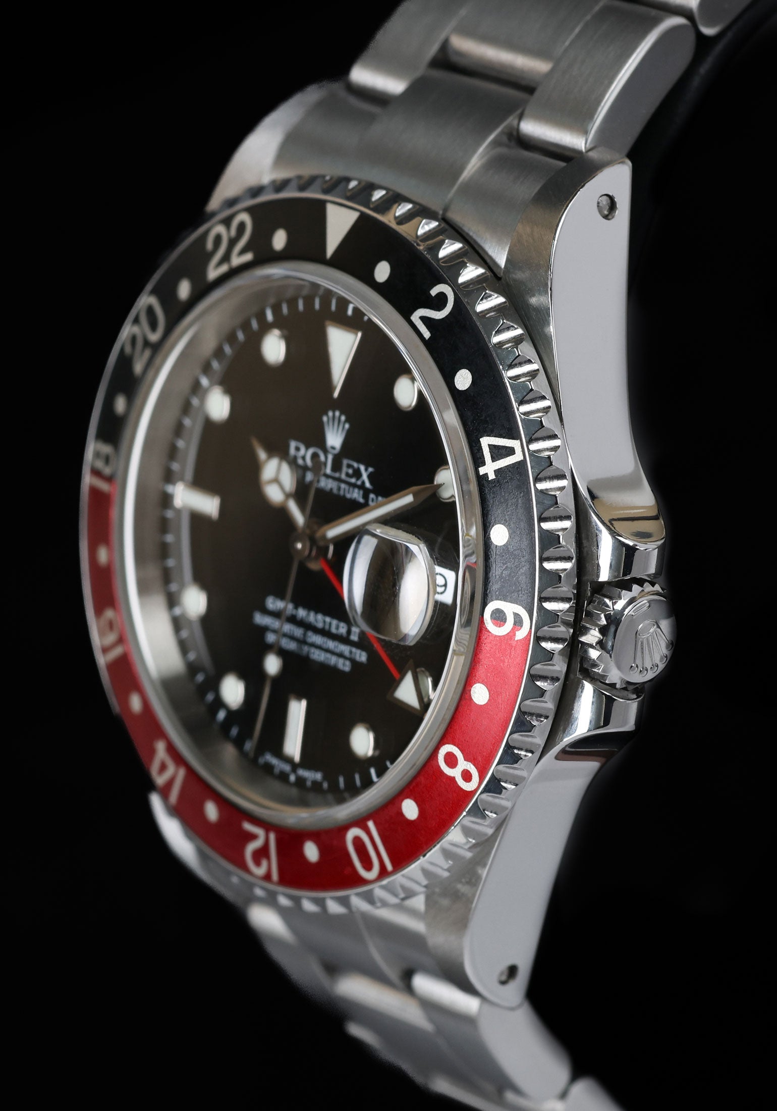 Vintage Rolex GMT Master II ‘Coke’ 16710 40mm 2002 | Crown Vintage Watches