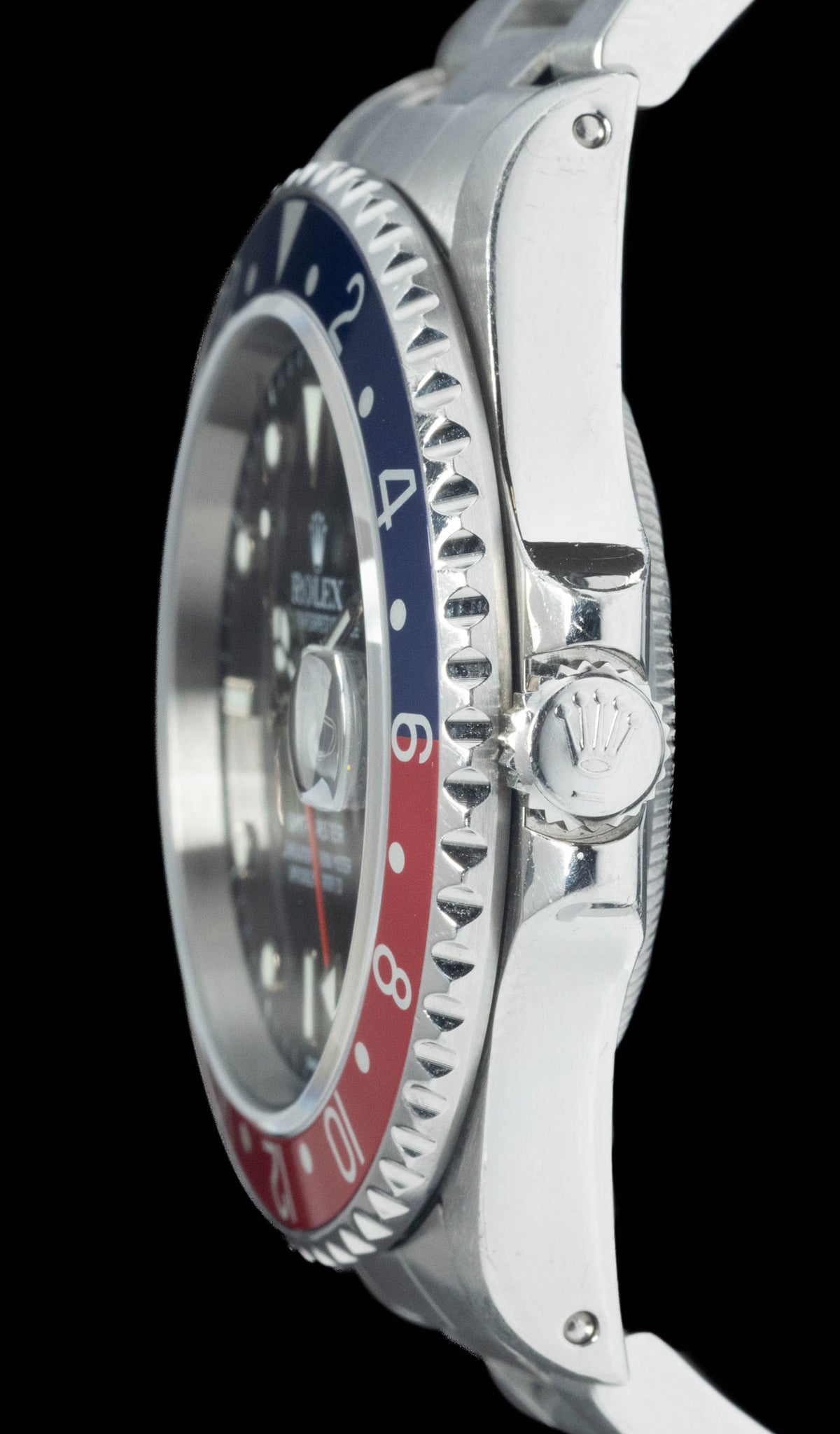Preowned vintage Rolex GMT Master 'Pepsi' 16700 40mm 1999 Box & Papers | Crown Vintage Watches