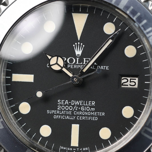 Pre-owned vintage Rolex Sea Dweller 1665 'Great White' 40MM 1978 | Crown Vintage Watches