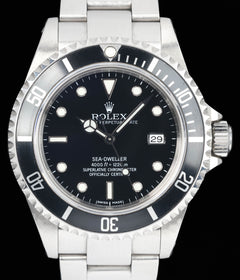 Rolex Sea-Dweller 4K 16600 40MM 2001 Box & Papers