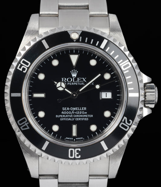 Pre-owned vintage Rolex Sea-Dweller 4K 16600 40MM 2002 | Crown Vintage Watches 