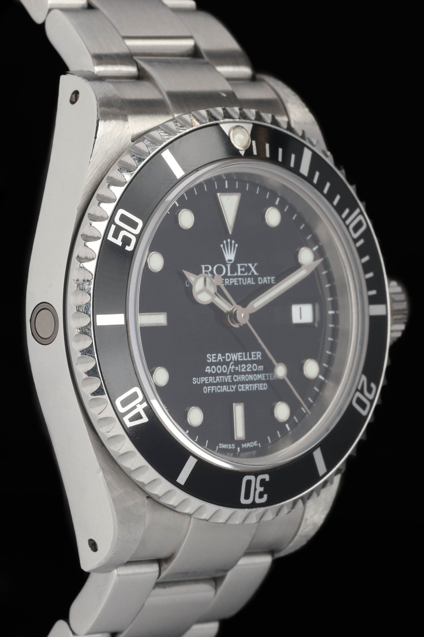 Pre-owned vintage Rolex Sea-Dweller 4K 16600 40MM 2002 | Crown Vintage Watches 
