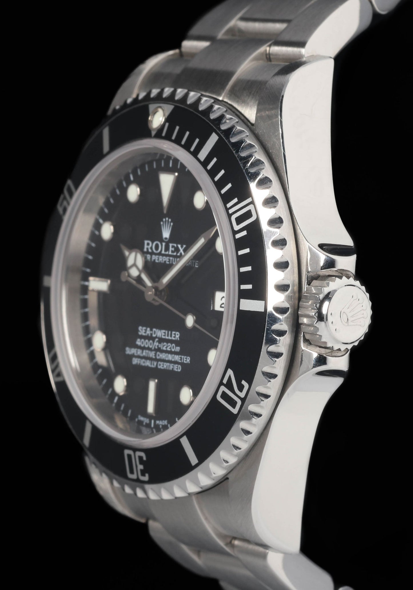 Preowned vintage Rolex Sea-Dweller 4K 16600 40MM 2007 Full Set | Crown Vintage Watches