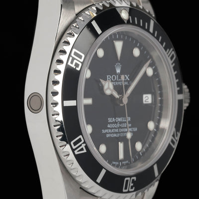 Preowned vintage Rolex Sea-Dweller 4K 16600 40MM 2007 Full Set | Crown Vintage Watches