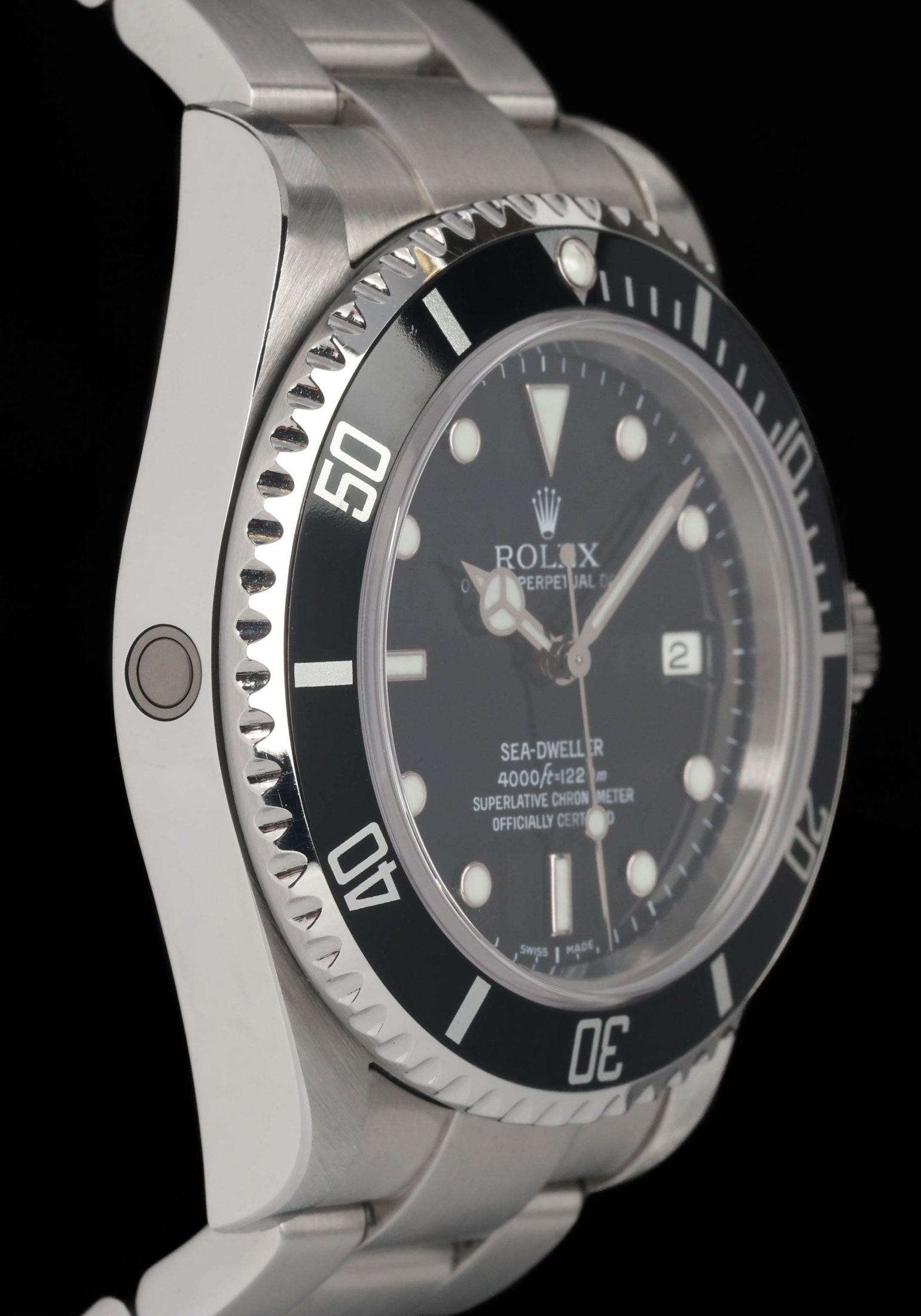 Preowned vintage Rolex Sea-Dweller 4K 16600 40MM 2007 Full Set | Crown Vintage Watches