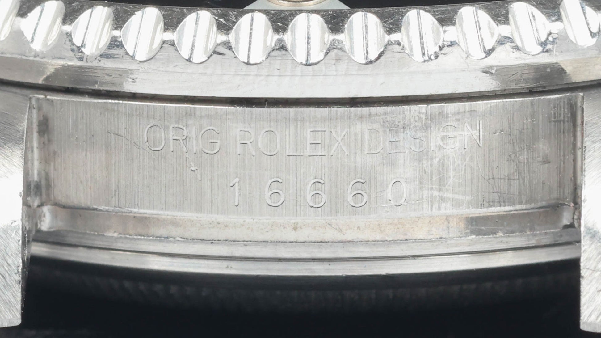 Preowned vintage Rolex Seadweller 16660 'Tropical' 40MM 1984 | Crown Vintage Watches