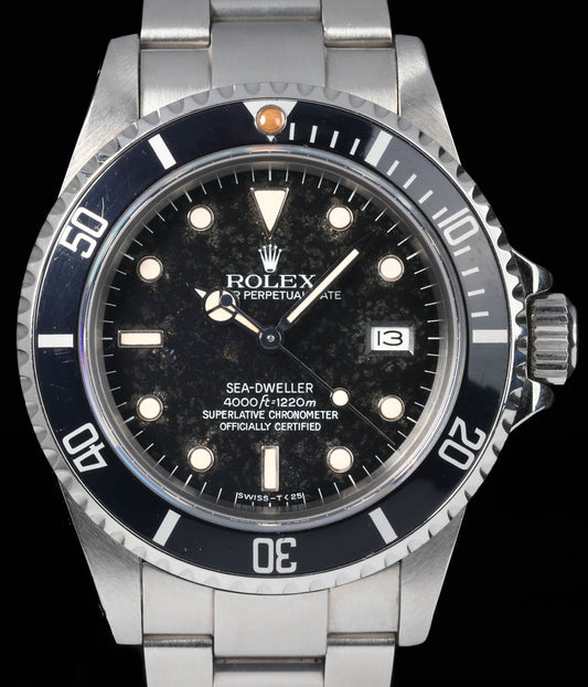 Pre-owned Rolex Seadweller 40MM 'Tropical Stardust' 16660 1984 | Crown Vintage Watches
