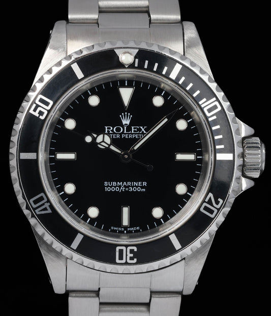 Pre-owned vintage Rolex Submariner 14060 40MM 1991 | Crown Vintage Watches