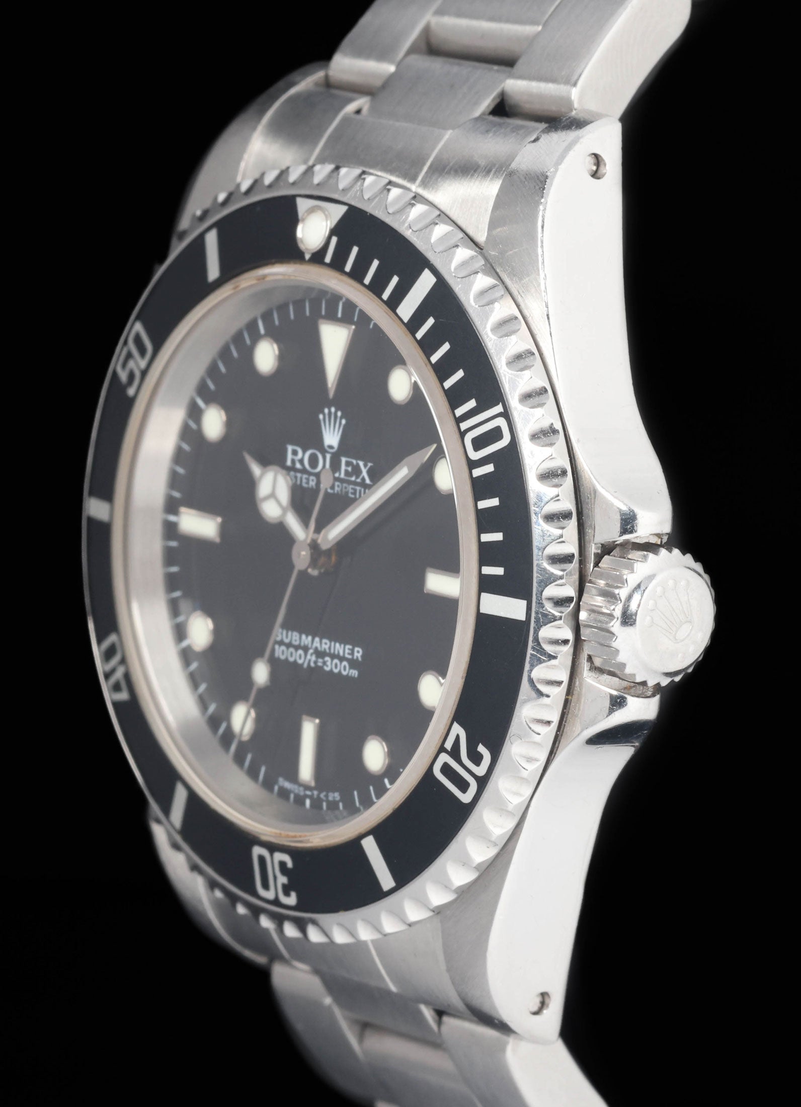 Preowned vintage Rolex Submariner 14060 40mm 1997 Box, Booklets & RSC | Crown Vintage Watches