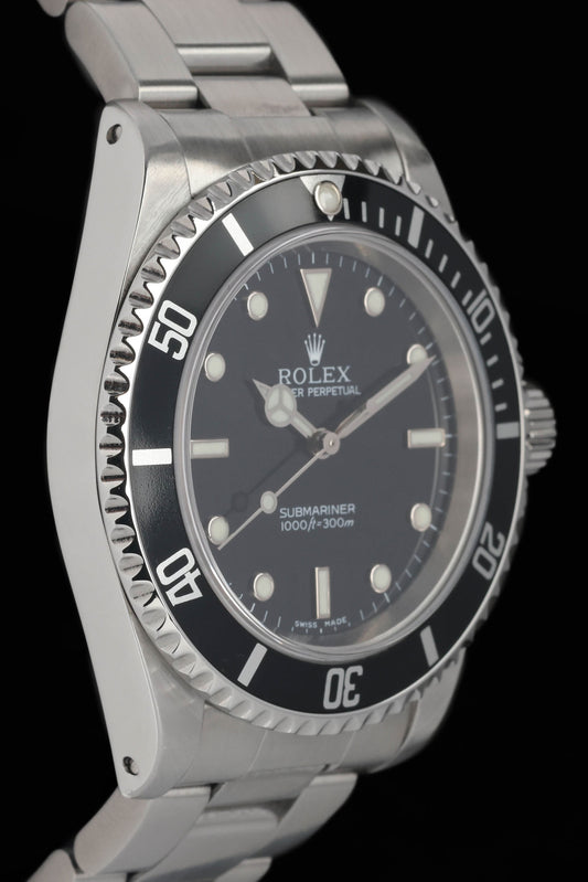 Preowned vintage Rolex Submariner 14060M 40MM 2000  | Crown Vintage Watches