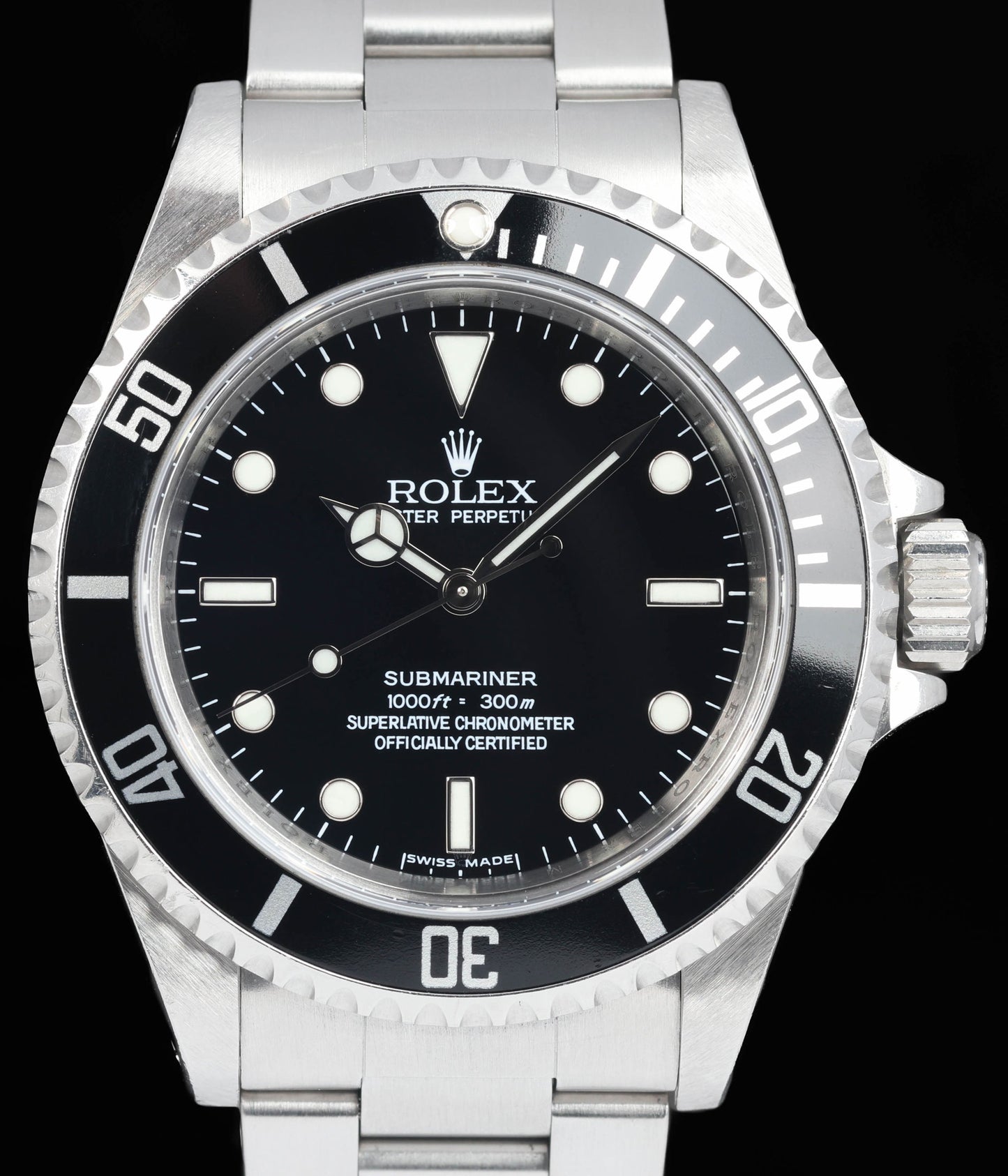Preowned vintage Rolex Submariner 14060M 40MM 2007 | Crown Vintage Watches